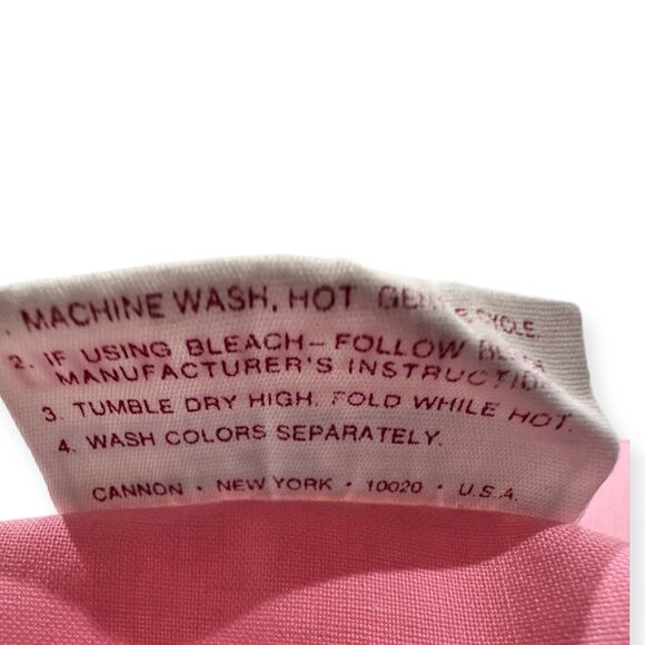 MCM 1970s Mod Cannon Monticello Malibu Stripe Pillowcases Standard Set of 2 - Picture 6 of 16